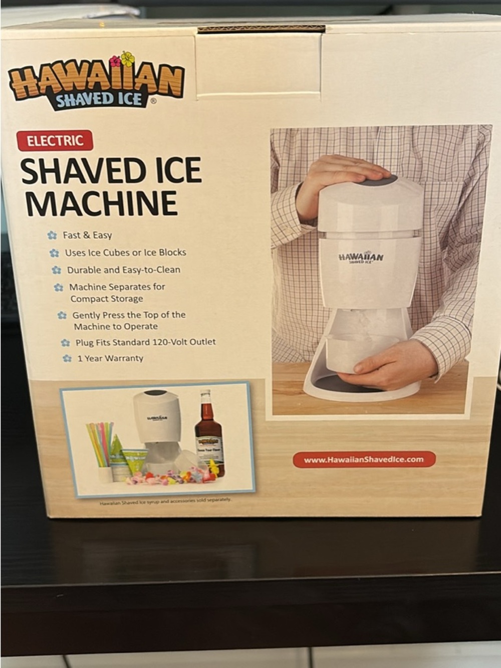 Electric Shaved Ice Machine - White